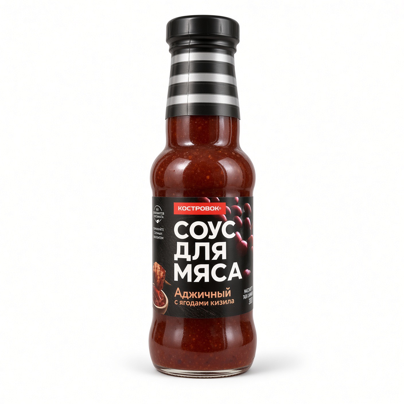 Соус Аджичный на кизиле, Костровок 250 мл.