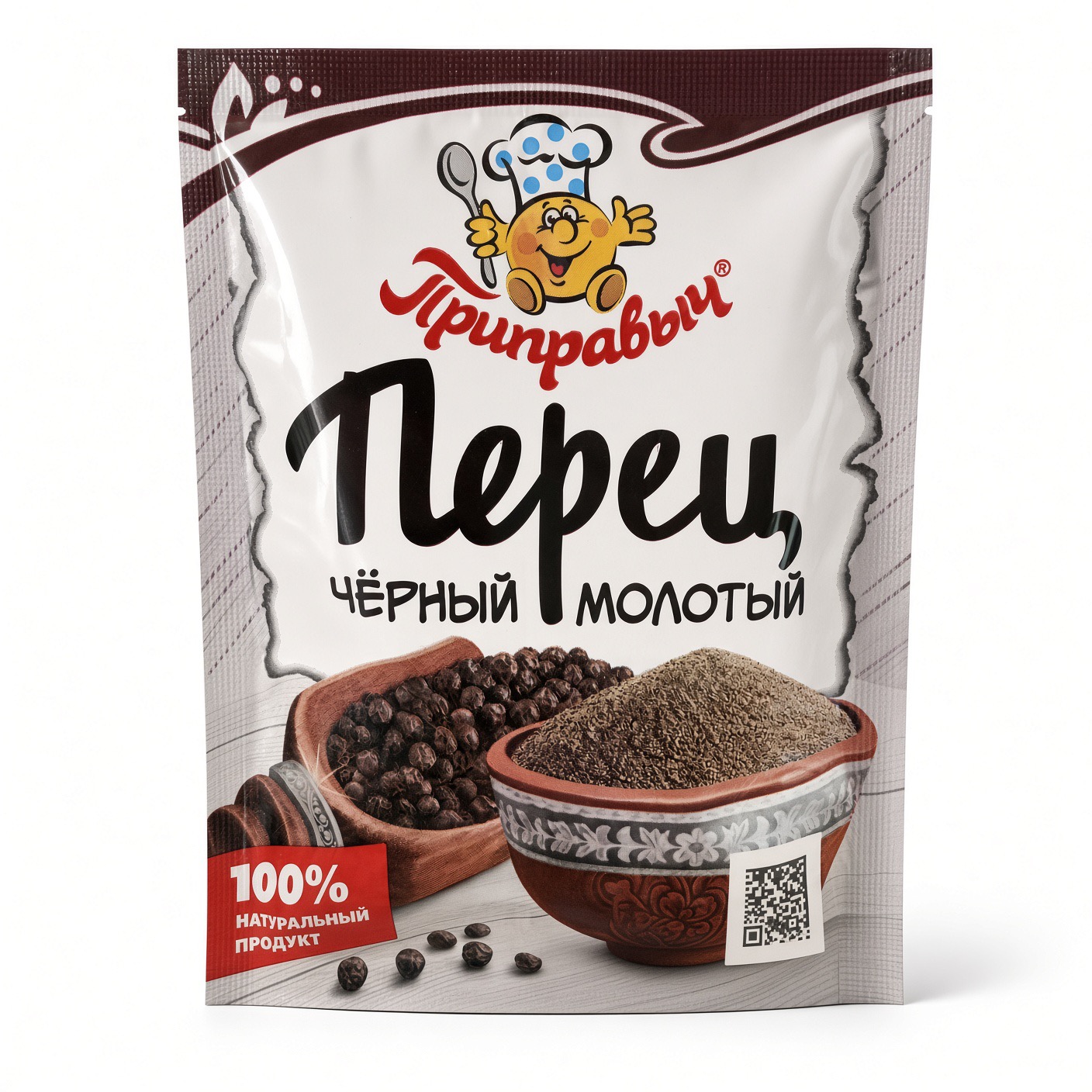 Перец черный молотый, Приправыч, 50 гр.