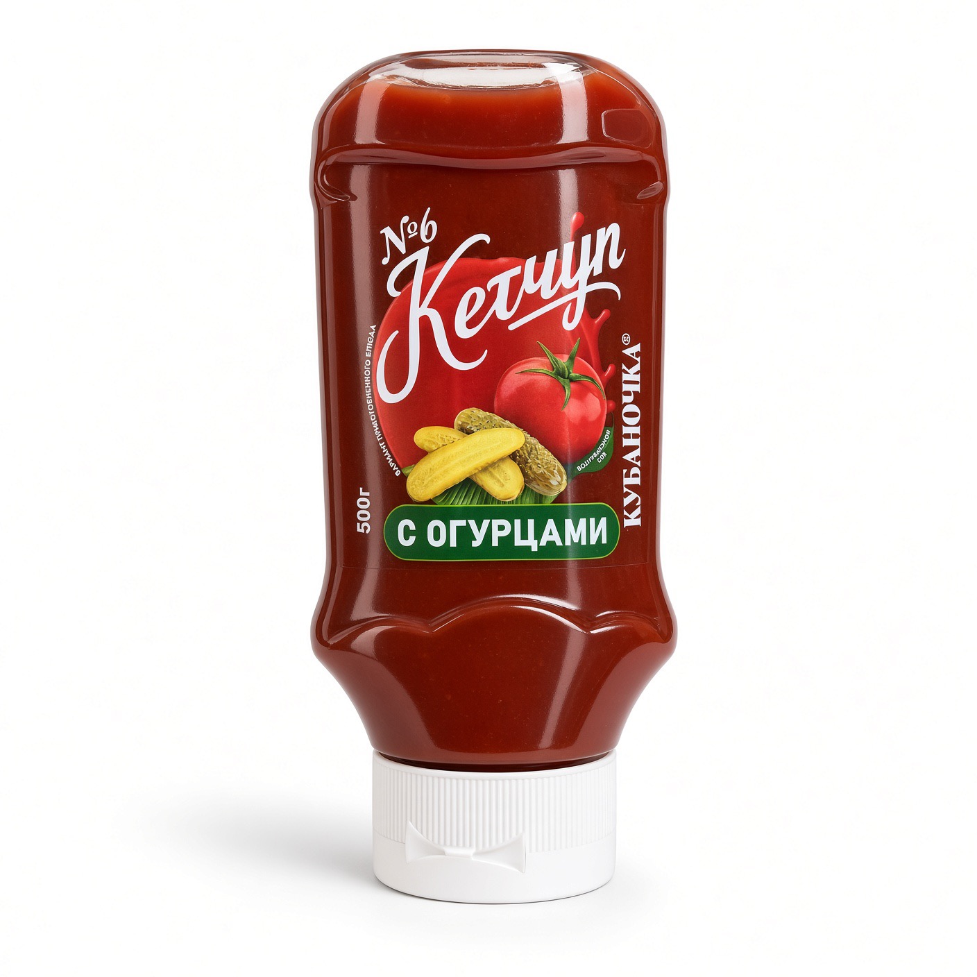 Кетчуп №6 с огурцами, Кубаночка, 500 гр.