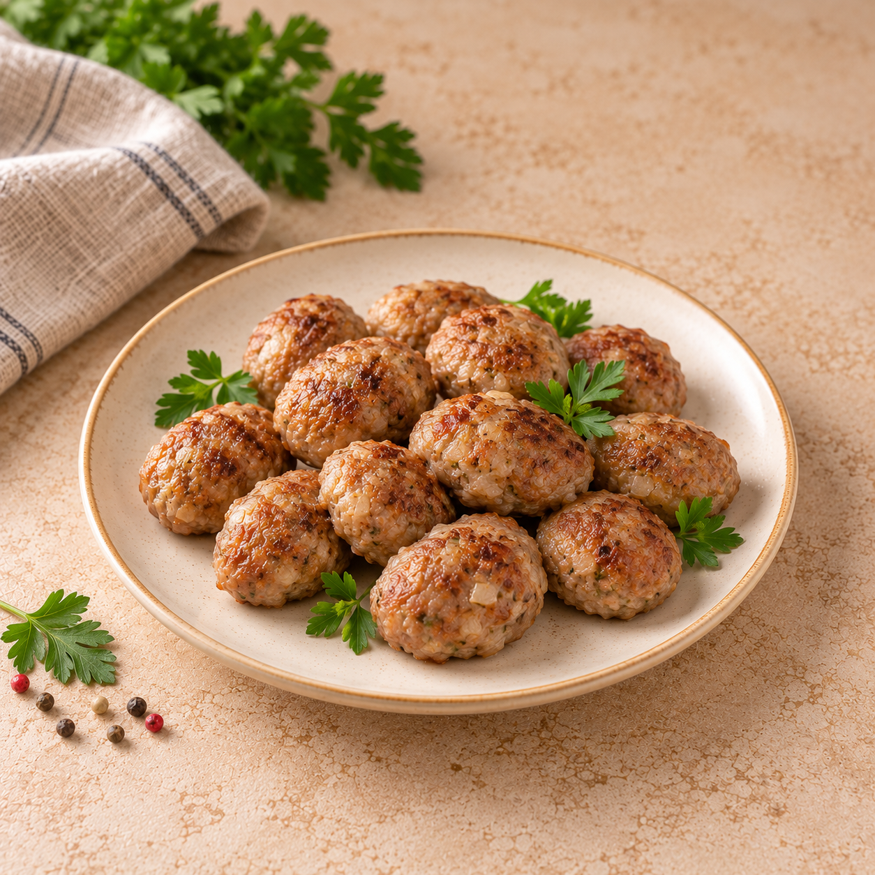 Фрикадельки с говяд.,курица, собст. произв.
