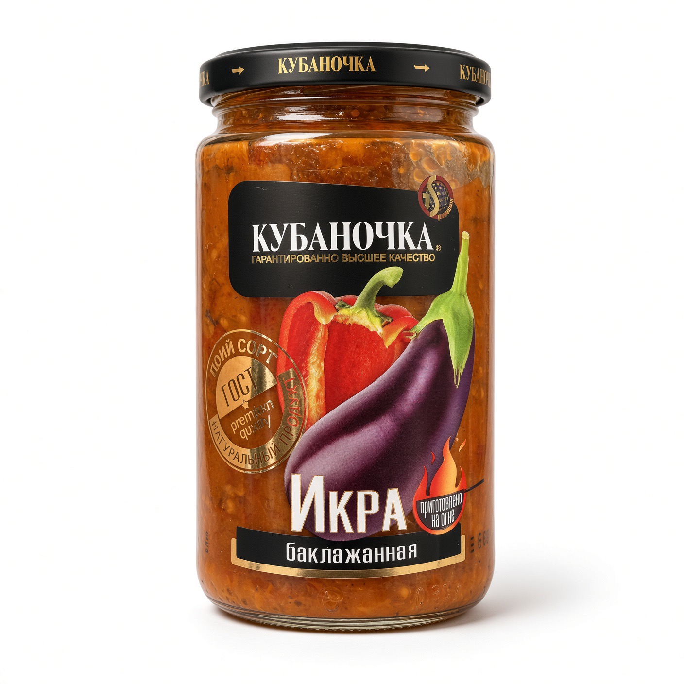 Икра баклажанная Кубаночка 360гр