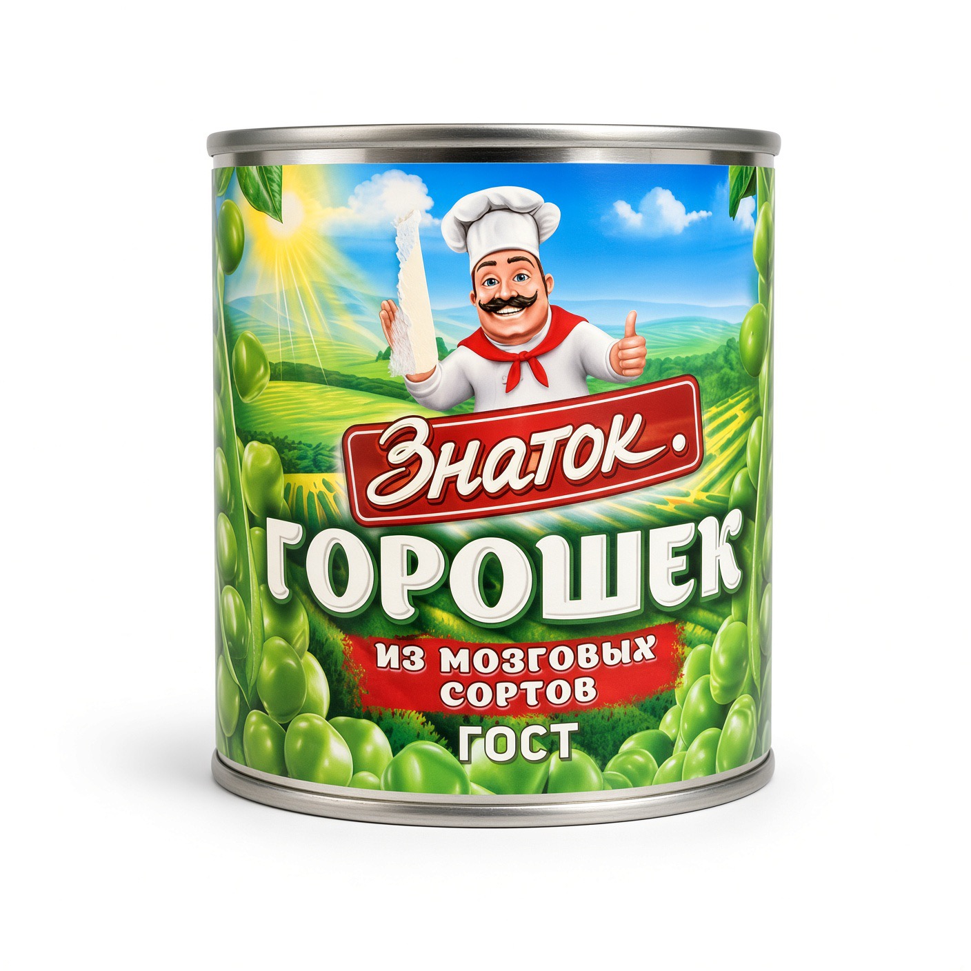 Зеленый горошек, Знаток, 400гр