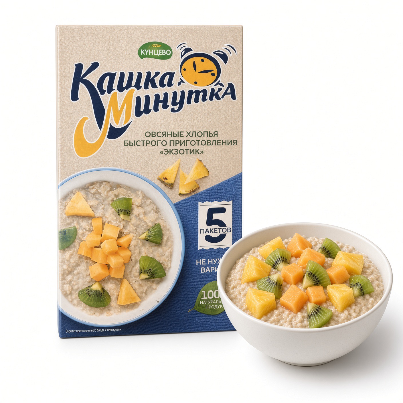 Кунцево Кашка-Минутка с экзотик 185гр