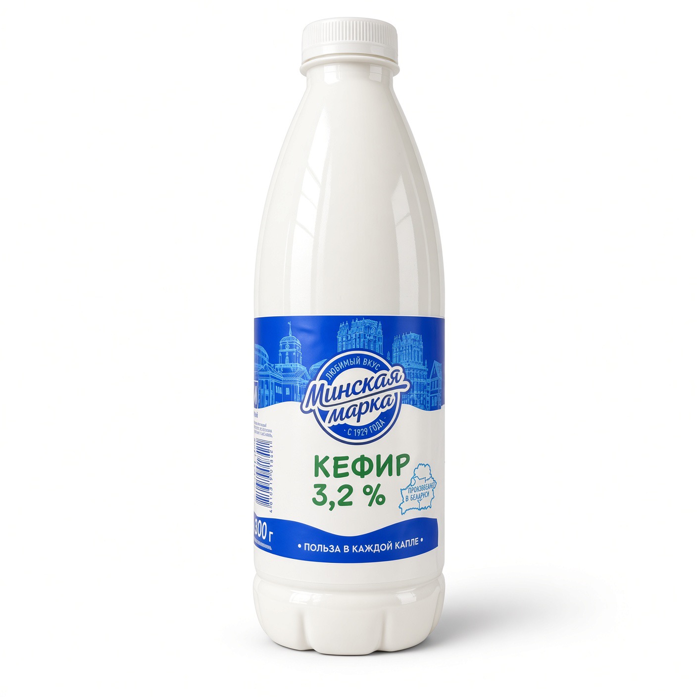 Кефир 3,2% , Минская марка, 900 г.