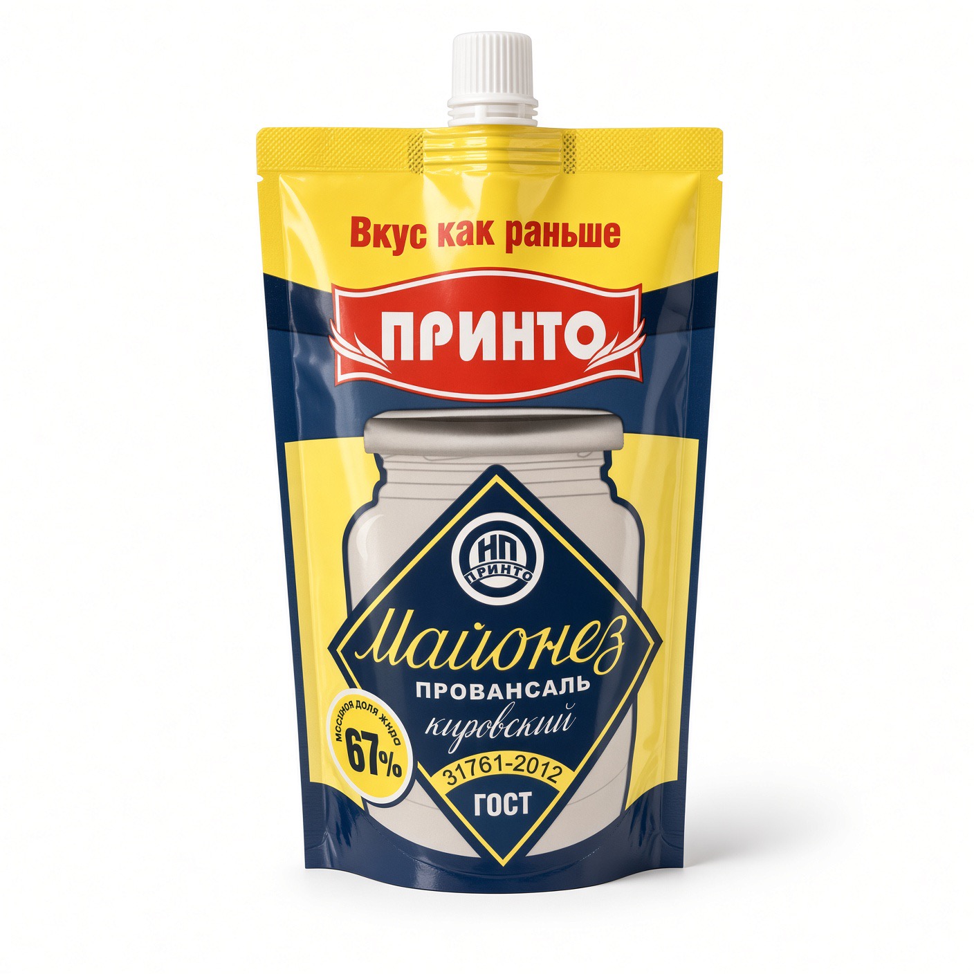 Майонез, Провансаль Кировский 67%, Принто, 200 г.