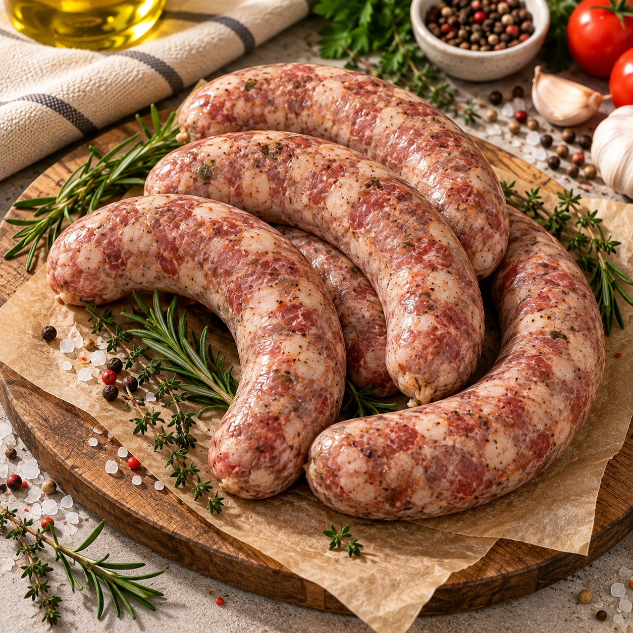 Купаты из индейки, филе бедра , халяль , собст. произ