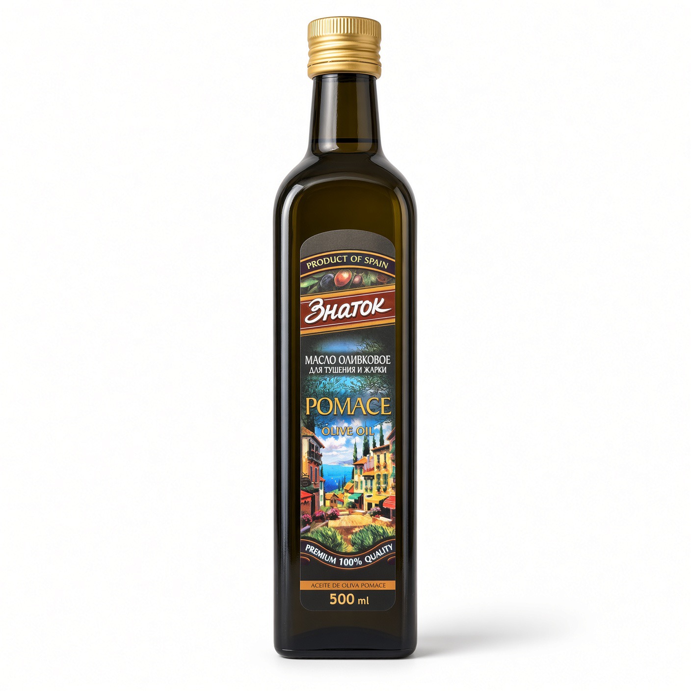 Оливковое масло POMACE, Знаток, 500 мл.