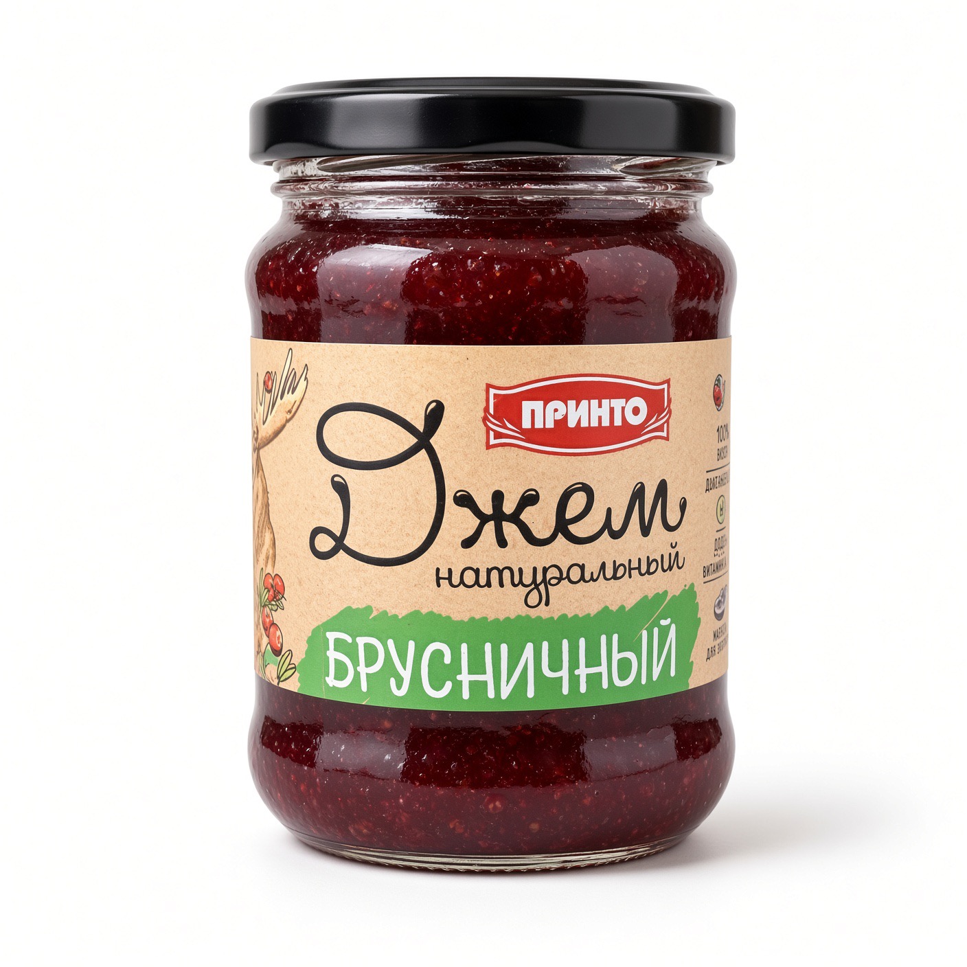 ДЖЕМ "Брусничный" Принто, 300гр